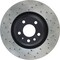 Centric Parts Sport Cross Drilled Brake Rotor, 128.33138R 128.33138R - alternate 4